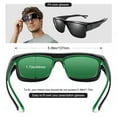 thumbnail image 5 of TINHAO Sunglasses Fit Over Glasses for Men Women Square Sun Glasses UV400 Protection Shades, 5 of 7