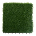 thumbnail image 1 of Miangastore Outdoor Artificial Grass Green Plastic 1Set 11.8X11.8X0.8In, 1 of 8