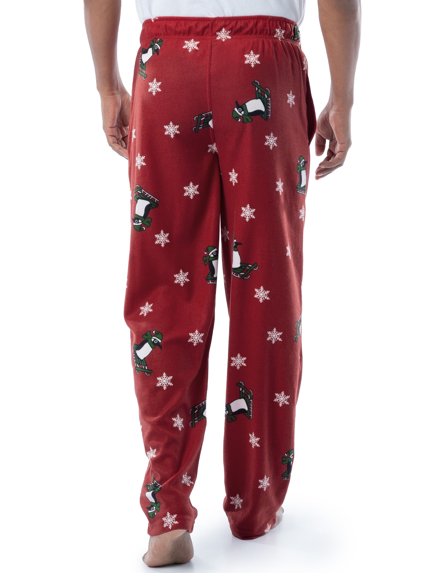 Fruit of the Loom Men's Comfy Holiday Fleece Pajama Pants, Sizes S