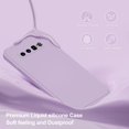 thumbnail image 3 of Étui pour Samsung Galaxy S10, Étui en Silicone Souple avec Protection de Caméra Améliorée, Étui Mince Antichoc avec Doublure en Microfibre Anti-Rayures, Violet, 3 of 4