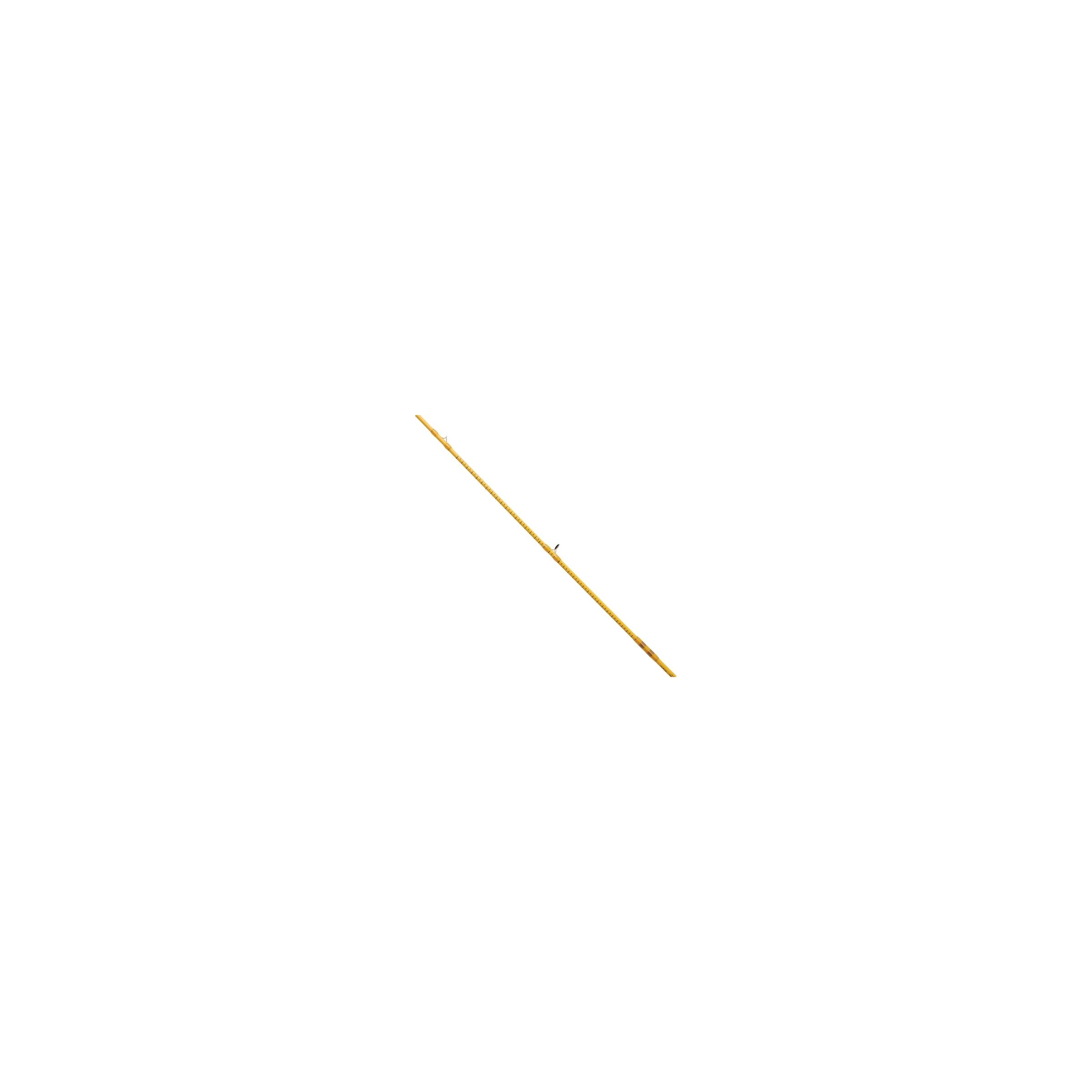 Eagle Claw Durable Construction Fly Fishing Rods, 7 ft Fiberglass Yellow