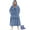 Grey Blue, variant on Fantaslook Wearable Blanket Hoodie Sweatshirt for Women and Men, Warm and Cozy Blanket Hoodie, Flannel Blanket with Sleeves and Giant Pocket