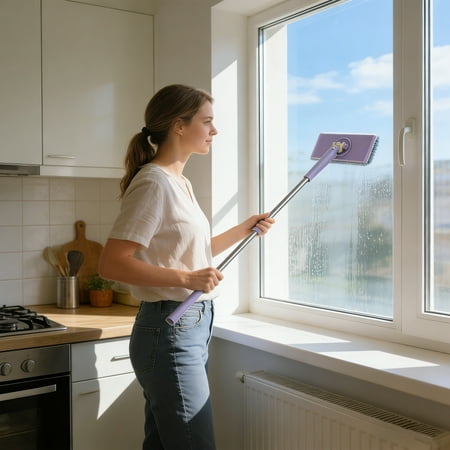 Facial Towel Mop Violet 70Cm Standard Single Mop A1 Towel Mop | Walmart Home Cleaning Supplies