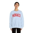 thumbnail image 4 of Monaco Sweatshirt Gifts Crew Neck Shirt Long Sleeve Unisex, 4 of 7