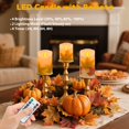 thumbnail image 3 of Juego de velas LED Lamp VEEKI Maple Leaf, control remoto de 10 a 15 cm, 3 of 8