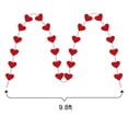 thumbnail image 3 of 80pcs Valentine's Day Felt Heart Banner - Non-Woven Vertical Hanging Decor, Festive Home Party Garland, Durable Lightweight Ornament, Colorful Accessory, for Valentine Celebration & Home Display, 3 of 8