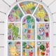 thumbnail image 4 of Ventana de verano, 8 hojas, diversión bajo el sol, verano, playa, piscina, fiesta, pegatinas estáticas para ventana, decoraciones para verano hawaiano, 4 of 5