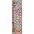 thumbnail image 2 of SAFAVIEH Crystal Salma Oriental Runner Rug, Light Blue/Orange, 2'2" x 7', 2 of 8