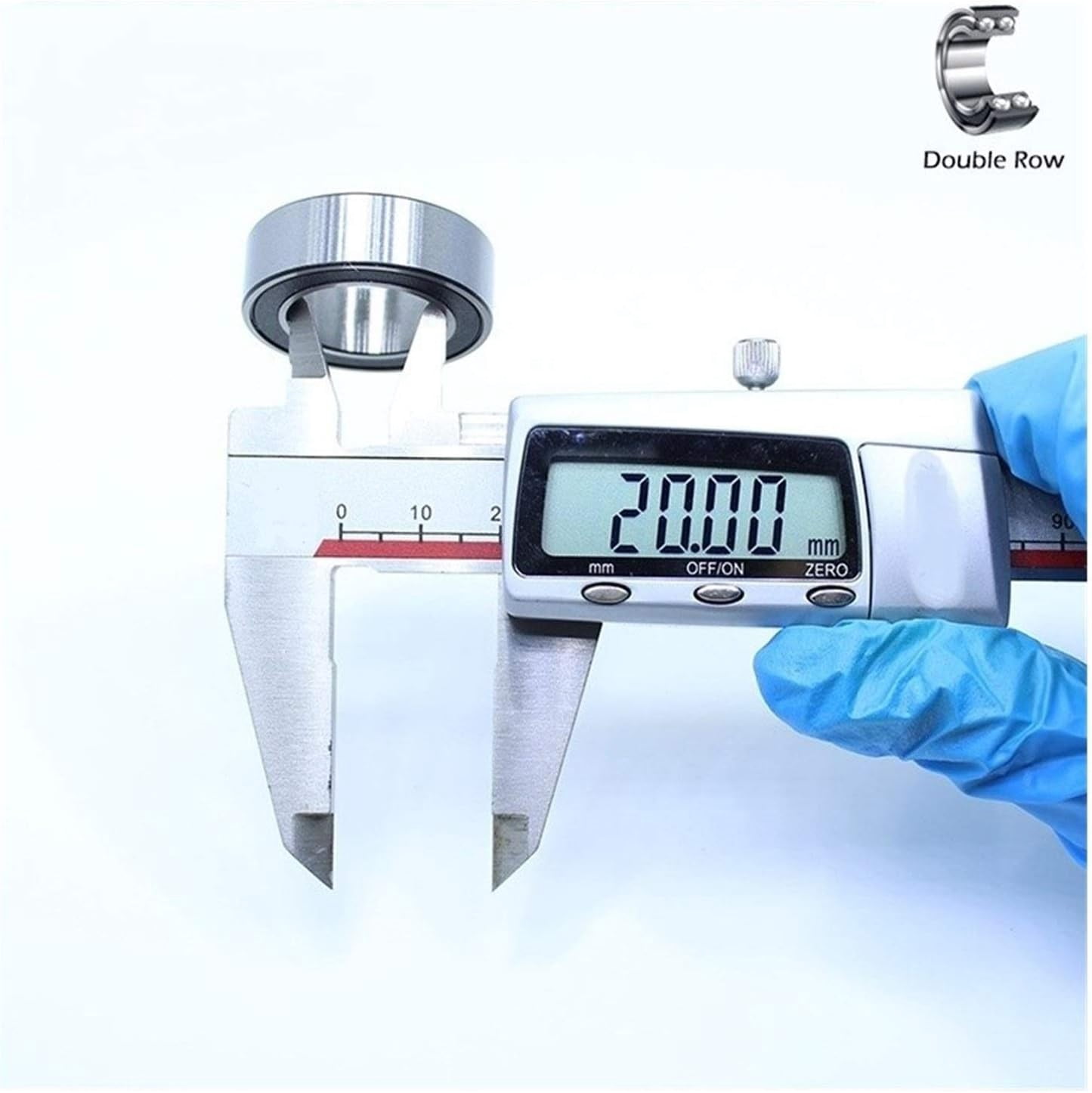 63804 3804 RS 3804-2RS Hybrid Ceramic Bearing 20 * 32 * 10 mm 1 PC Double Row Sealed Angular Contact Si3N4 Ball Bearings