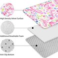 thumbnail image 5 of Pink Breast Cancer and Pioneer Flower Bathroom Rugs Sets 3 Piece,Toilet Cover Set,Absorbent Non Slip Bathroom Mats Sets with U-Shaped Contour Rug Toilet Rug Set, 5 of 5