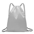 thumbnail image 1 of Minnieouse Bolso con cordón con correa para el hombro para hombre, bolsas deportivas impermeables para la escuela, para exteriores, organizador de Mochilas Gris-plata Minnieouse AP012172-01, 1 of 6