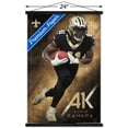 thumbnail image 3 of NFL New Orleans Saints - AlVin Kamara 19 Wall Poster with Wooden Magnetic Frame, 22.375" x 34", 3 of 3