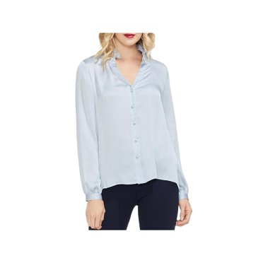 CeCe Womens Gathered V-Neck Blouse - Walmart.com