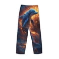 thumbnail image 6 of Balery Cool Dolphin print Men's Pajama Pants,Ultra Lightweight Pjs,Lounge Pant-Small, 6 of 9
