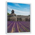 thumbnail image 2 of Designart Lavender Field With Abbey In France FLOAT FRAME WALL ART, 2 of 4