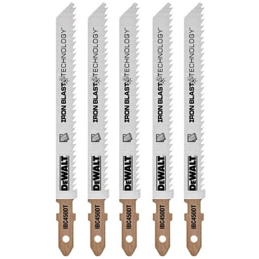 DEWALT Jig Saw Blades 4 in. 10D TPI T-Shank Wood Cutting Jig Saw Blade (5-Pack)