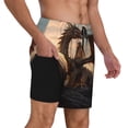 thumbnail image 2 of Fotbe Sky Sunset Bronze Dragon Traje de Baño para Hombre – Shorts de Natación de Secado Rápido con Forro y Bolsillos-XX-Large, 2 of 6