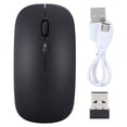 thumbnail image 2 of Mouse,HXSJ Wireless Mouse Colorful Rechargeable Mouse G Wireless Mouse Reliable and Durable, 2 of 14