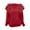 Red, variant on Breezora Unique Irregular Sleeve Oversized Sweatshirt Crewneck Pullover Womens Winter Casual Loose Fit Trendy Top L Size Black