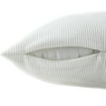 thumbnail image 3 of Mainstays Corduroy Pillow Cover 18''x18'', White, 2 pack, 3 of 5