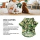 thumbnail image 2 of Camisas para perros Verano Elegante Camuflaje Transpirable Fresco Mascota Verano Camisetas para Pequeños Medianos Niño Niña Perros Gatos, 2 of 8