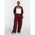 thumbnail image 2 of Athletic Works Women's Wide Leg Fleece Pants, 30'' Inseam, Sizes XS-XXXL, 2 of 6