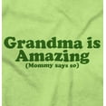 thumbnail image 2 of Grandma Amazing Mom Says So Cute Nana Romper Boys or Girls Infant Baby Brisco Brands 12M, 2 of 6