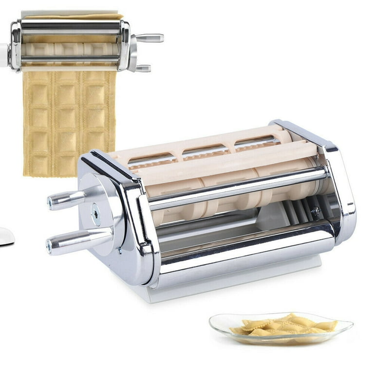 For Pasta Roller Cutter Ravioli Maker Stand Mixer Attachment Set