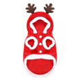 thumbnail image 4 of Mascota Cachorro Perro Navidad Elk Ropa Disfraz Fiesta de Navidad Abrigo Ropa WD.WDQZL Hogar, 4 of 5