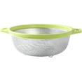 thumbnail image 4 of Stainless Steel Colander With Handle and Legs, Large Metal Green Strainer for Pasta, Spaghetti, Berry, Veggies, Fruits, Noodles, Salads, 5-quart 10.5, 4 of 4