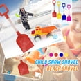 thumbnail image 6 of 1PC Boy and Girl 's Snow Shovel Boy and Girl 's Beach Shovel with Wooden Handle, 6 of 6
