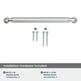 thumbnail image 3 of Amerock Cowrie 6-5/16 inch (160mm) Center-to-Center Polished Chrome Cabinet Pull, 3 of 5