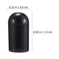 thumbnail image 3 of KAKOWELY 100PCS 6mm Dishwasher Prong Rack Replacement PVC Wire Thread Protector Cover,0.59X"X0.24"X0.24", 3 of 4