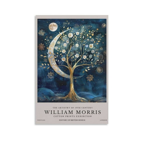 William Morris Print Painting (10) Canvas Wall Art Poster Decorative Bedroom Modern Home Print Picture Artworks Posters 20x30inch(50x75cm)
