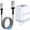 White, variant on Fast Charger Block, 18W USB Charging Block with 10FT USB C Charger Cable Fast Charging Cable Cord USB to Usb C Cable, USB Wall Charger Quick Charger Android Charger USB Plug Adapter USB Brick[Blue]