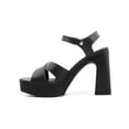thumbnail image 5 of Sandalia Con Tacon Unica para Dama con Ajuste Hebilla Casual negro 24.5, 5 of 5