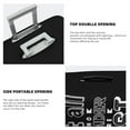 thumbnail image 4 of Travel Luggage Cover Protector - Not All Who Wander Are Lost k Anti-Scratch Suitcase Covers Fits 18-32 Inch Luggage, 4 of 5