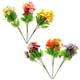 thumbnail image 2 of GOOHOCHY Ramo de margaritas artificiales de 6 piezas, flores de imitación de seda, planta en maceta para decoración de mesa de comedor, 2 of 8