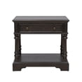 thumbnail image 4 of Bowery Hill Commode de Bachelier avec Tiroir et Tablette en Velours Brun, 4 of 9