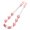 Pink, variant on Happydeer Meridian Dredging Muscle Relaxation Body Massage Roller 8 Balls Ergonomic Handle Roller Type Back Strap Massager Health Beauty