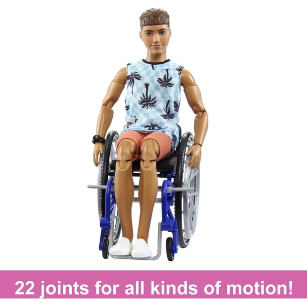 Ken Fashion Doll with Wheelchair - Toy dolls for ecommerce