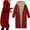 Red jacket for women, variant on Usmixi Winter Womens Sweatshirt Coat Plush Lined Overcoat for Women Fashion Loose Zip up Drawstring Hooded Sweatshirt Long Coat Casual Solid Long Sleeve Fuzzy Fleece Outwear Up to 65% off