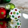 thumbnail image 3 of BingTong 40PCS 2.36" Christmas Balls Ornaments, Plastic Christmas Tree Ornaments, Holiday Baubles, Hanging Decorations for Xmas Trees Holiday Party, Lime Green Baubles Green, 3 of 8