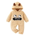 thumbnail image 3 of Baby Girls Long Sleeve Hooded Jumpsuit Animal Halloween Party Clothes Toddler Girls Halloween Size 18-24 Months, 3 of 7