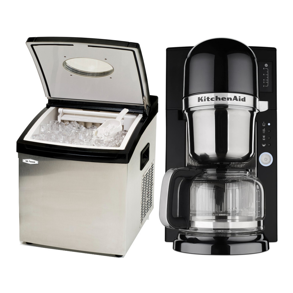 MaxiMatic MIM5802 Mr. Freeze Portable Ice Maker and Pour Over Coffee