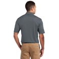 thumbnail image 2 of Sport-Tek K469 Mens Dri-Mesh Polo T-Shirt, Steel - 2XL, 2 of 2