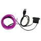 thumbnail image 3 of Speravity Tira de LED 3M, luz de neón Flexible, cable EL, línea de tubo de cuerda ambiental con controlador para fiesta de disfraces, decoración de Automoción decorativa y accesorios Violeta Speravity VI000919-06B, 3 of 6