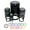 Black, variant on Winking Smiling Face Emoticon Self-Inking Rubber Stamp Ink Stamper - Pink Ink - Small 3/4 Inch