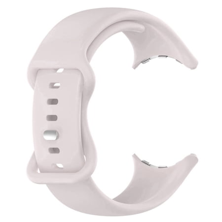 KIQ Durable and Water Resistant Silicone Replacement Watch Strap Band Compatible With Google Pixel Watch/Watch2(Starlight)