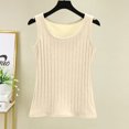 thumbnail image 2 of WXLWZYWL Women Cotton Tanks Tops Thermal Fleece Lined Wide Straps Underwear Cami Tank Top Sleepwear Loungewear, 2 of 6